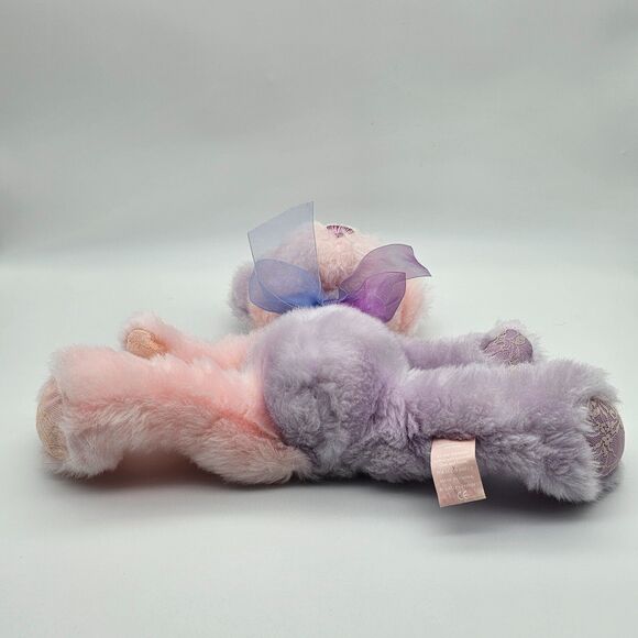 First & Main Teddy Bear Plush CAITLYN Pink & Lavender Stuffed Animal Toy 1684 8" - Picture 10 of 12